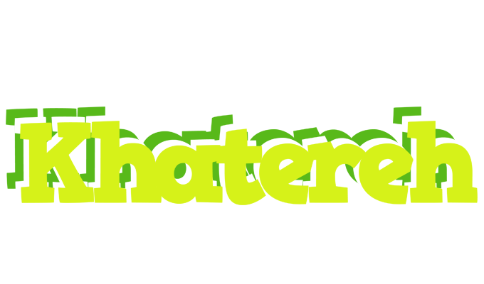Khatereh citrus logo