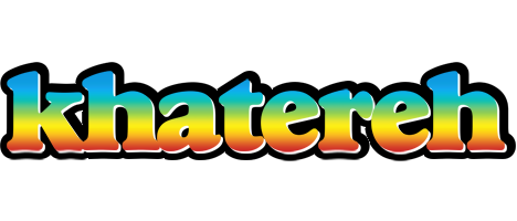 Khatereh color logo