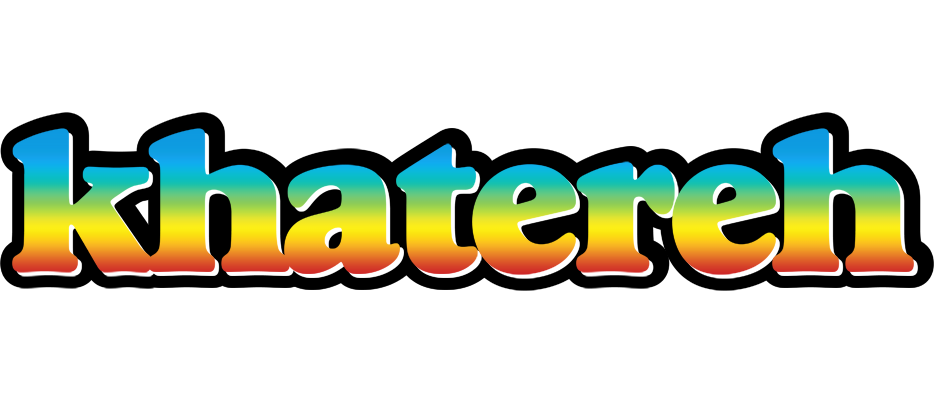 Khatereh color logo