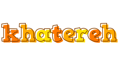Khatereh desert logo