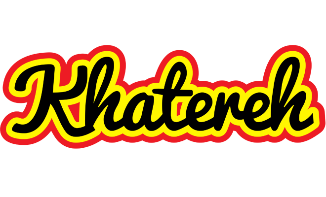 Khatereh flaming logo
