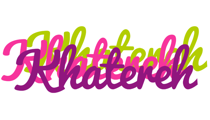 Khatereh flowers logo