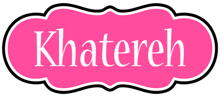 Khatereh invitation logo