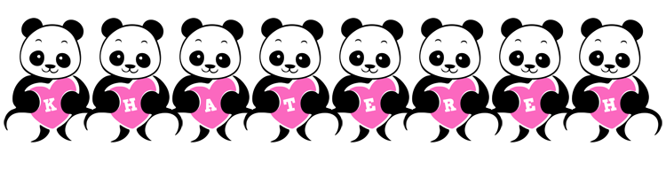 Khatereh love-panda logo