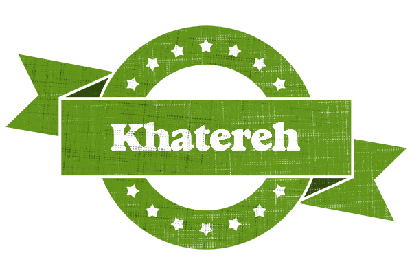 Khatereh natural logo