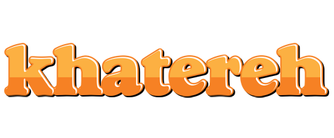 Khatereh orange logo