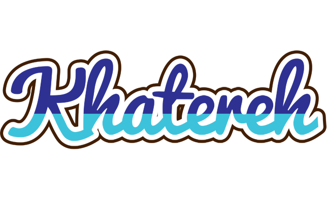 Khatereh raining logo