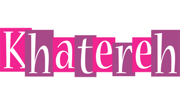 Khatereh whine logo