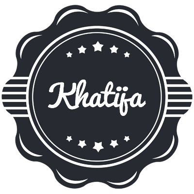 Khatija badge logo