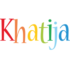 Khatija birthday logo