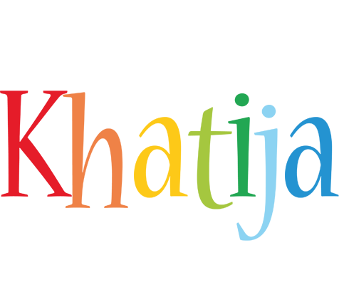 Khatija birthday logo