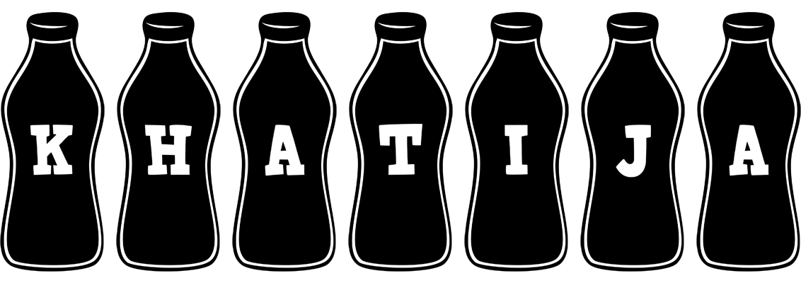 Khatija bottle logo