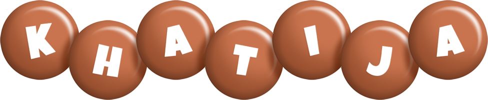 Khatija candy-brown logo