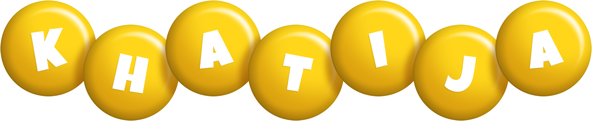 Khatija candy-yellow logo