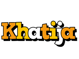 Khatija cartoon logo