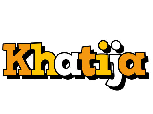 Khatija cartoon logo