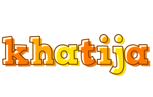 Khatija desert logo