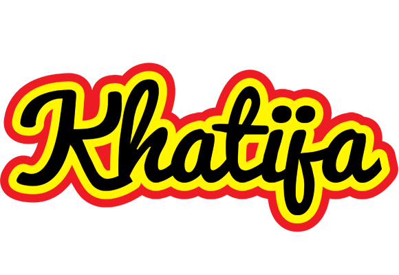 Khatija flaming logo