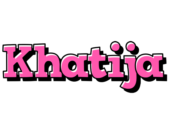 Khatija girlish logo