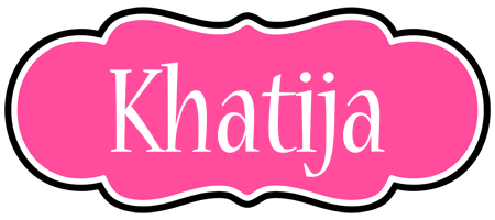 Khatija invitation logo