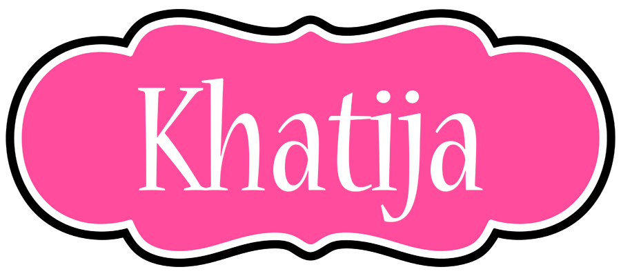 Khatija invitation logo