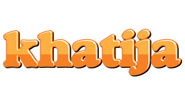 Khatija orange logo