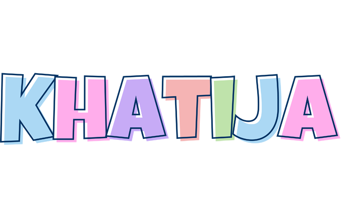 Khatija pastel logo