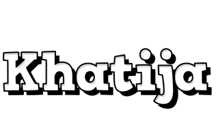 Khatija snowing logo