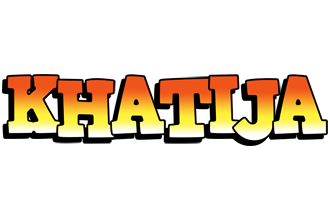 Khatija sunset logo