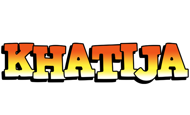 Khatija sunset logo