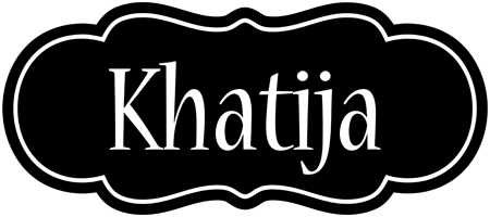 Khatija welcome logo