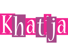 Khatija whine logo