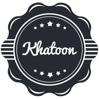 Khatoon badge logo