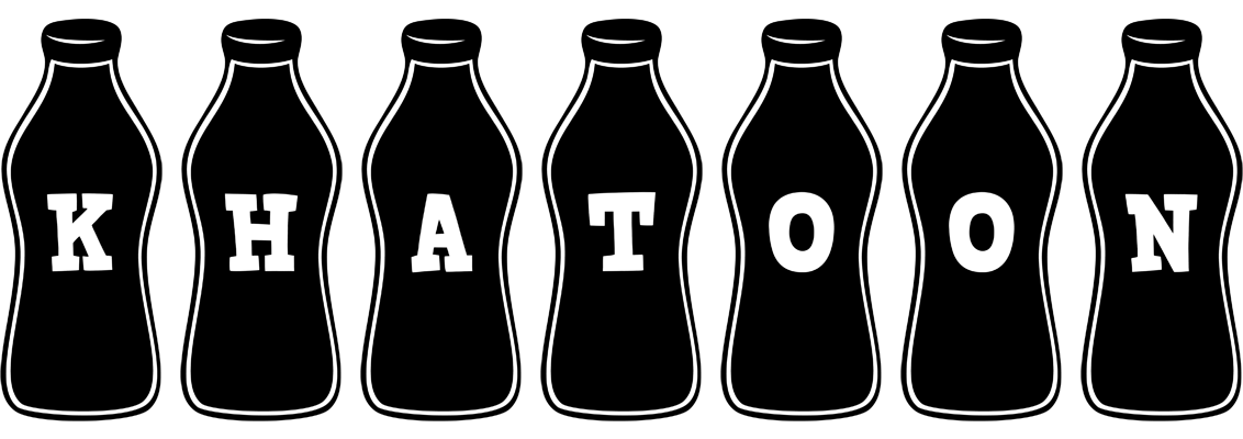 Khatoon bottle logo