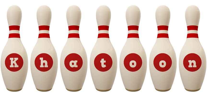 Khatoon bowling-pin logo