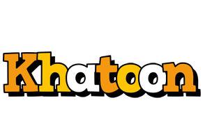 Khatoon cartoon logo