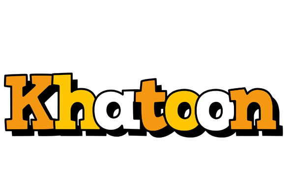 Khatoon cartoon logo