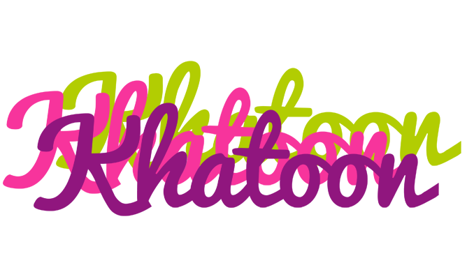 Khatoon flowers logo