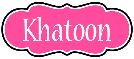 Khatoon invitation logo