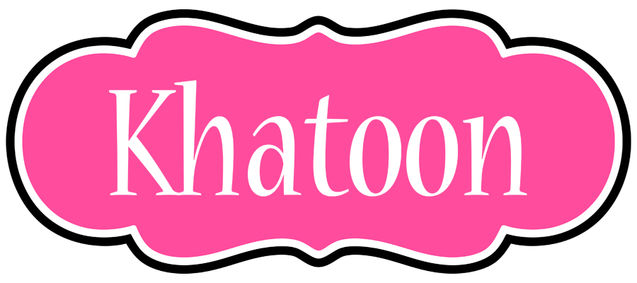 Khatoon invitation logo