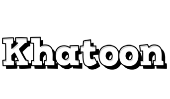 Khatoon snowing logo