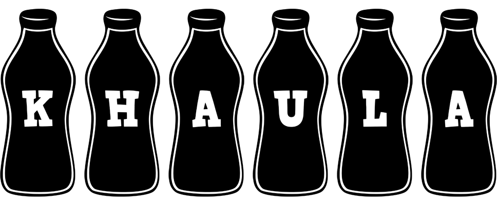 Khaula bottle logo