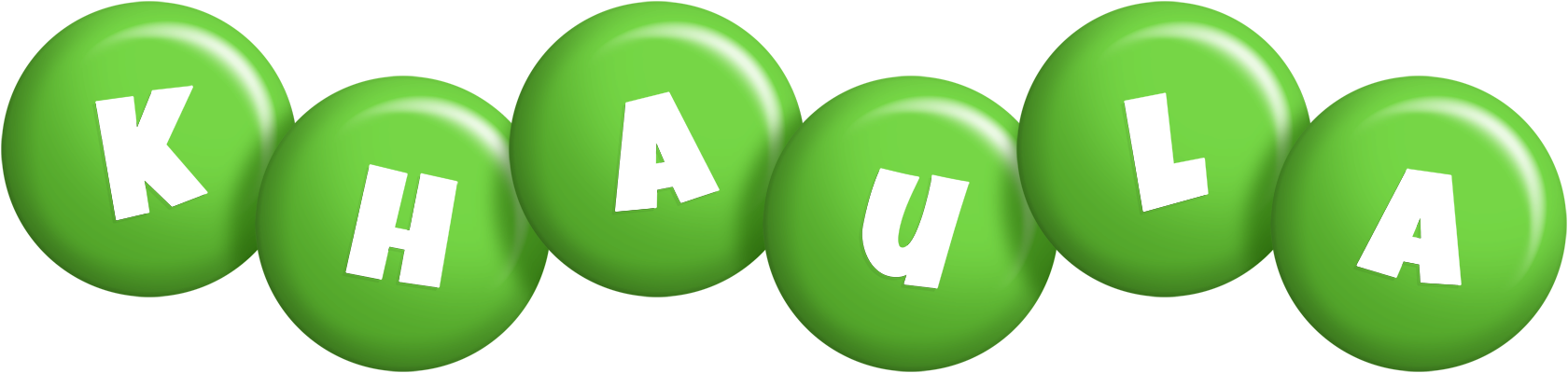 Khaula candy-green logo