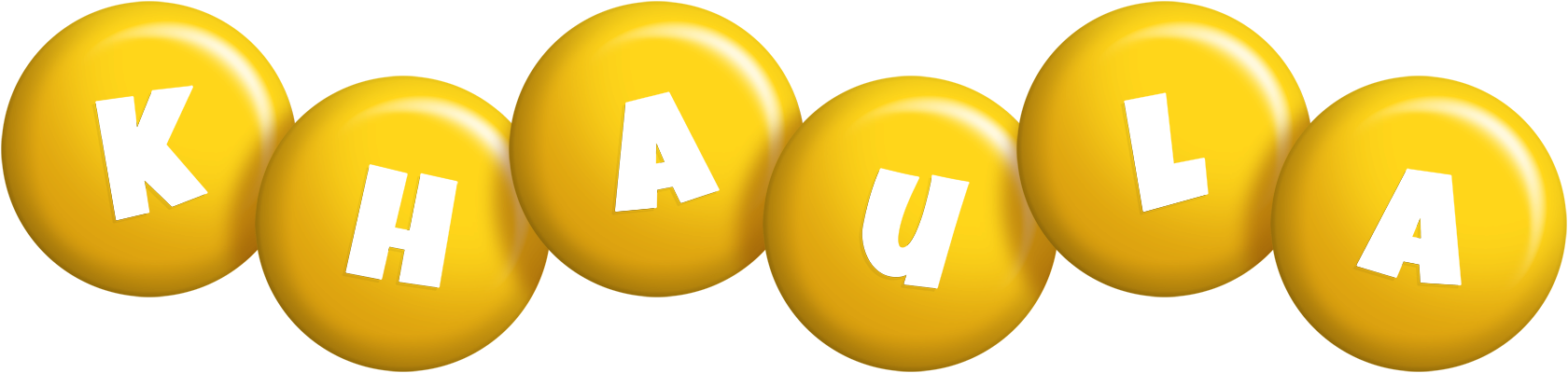 Khaula candy-yellow logo