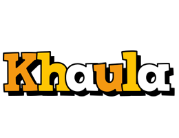 Khaula cartoon logo