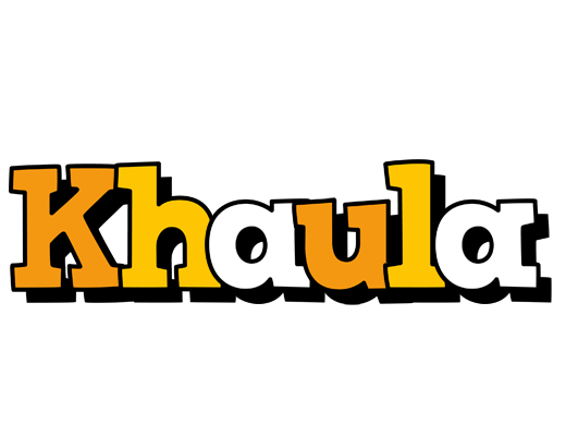 Khaula cartoon logo