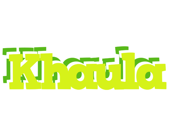 Khaula citrus logo
