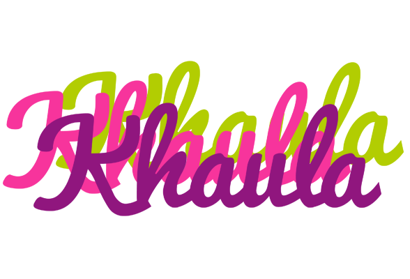 Khaula flowers logo