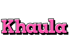 Khaula girlish logo