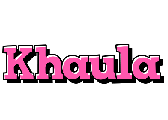 Khaula girlish logo